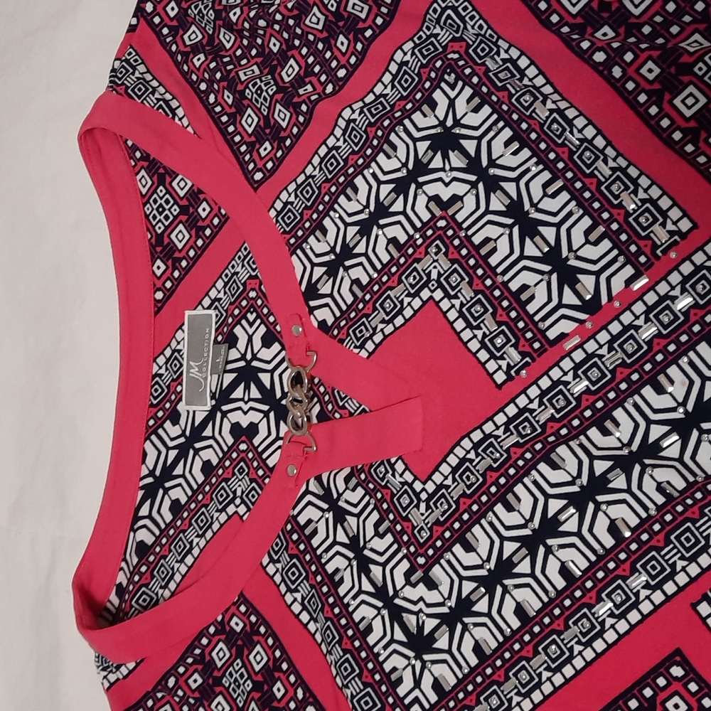 JM Collection Top Tunic Style - Picture 4 of 6